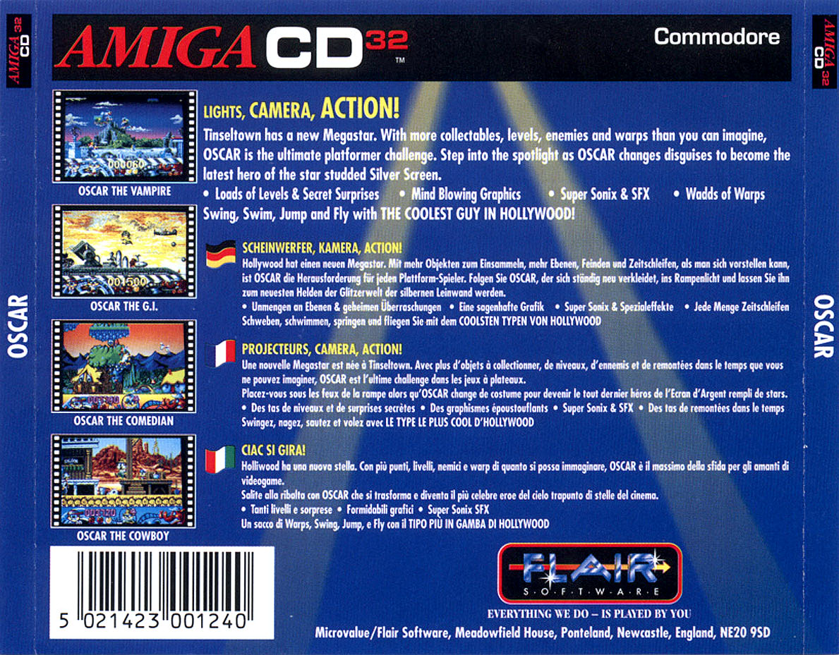 Oscar screenshot 2 for Amiga CD32